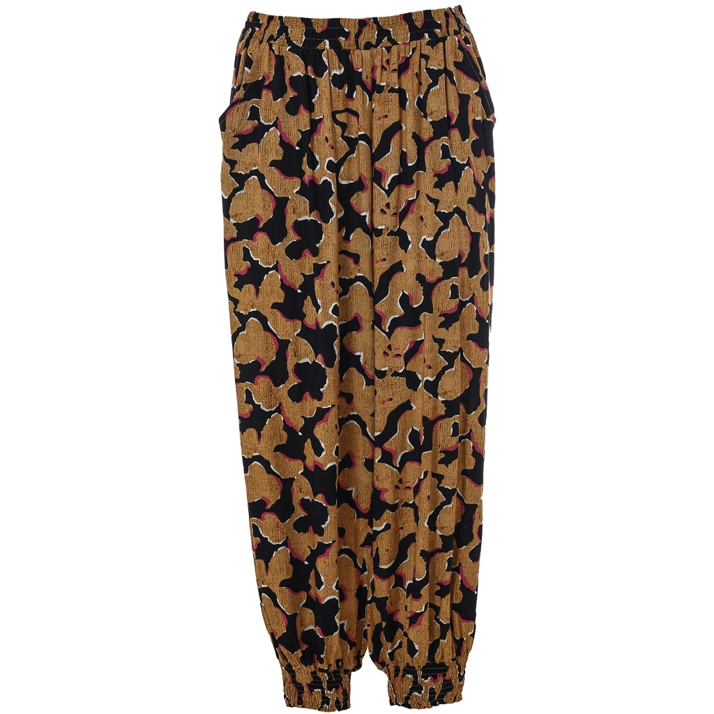 Gozzip Woman Lovise Ballon Pants Pants Black printed