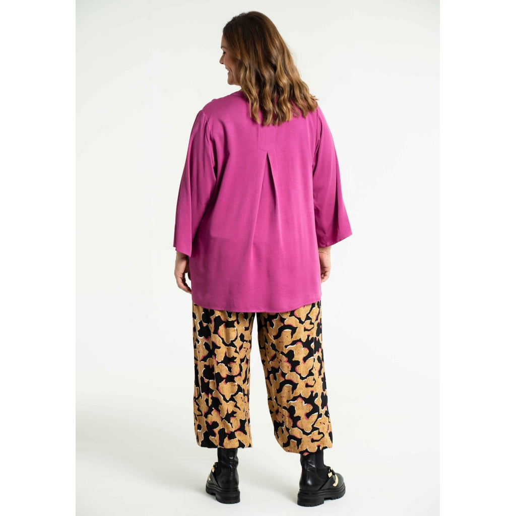 Gozzip Woman Lovise Ballon Pants Pants Black printed