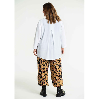 Gozzip Woman Lovise Ballon Pants Pants Black printed