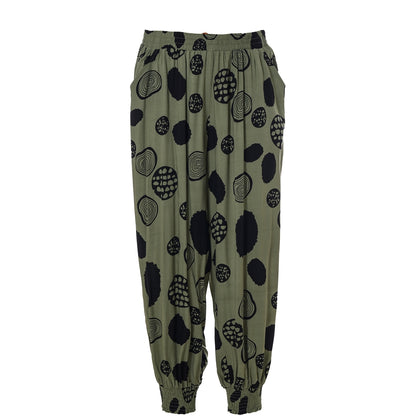 Gozzip Woman Lovise Ballon Pants Pants Dusty Green