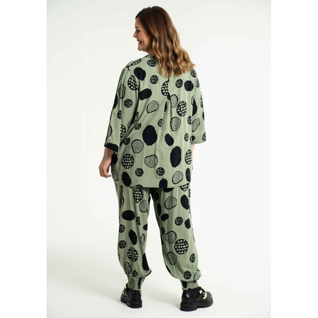 Gozzip Woman Lovise Ballon Pants Pants Dusty Green