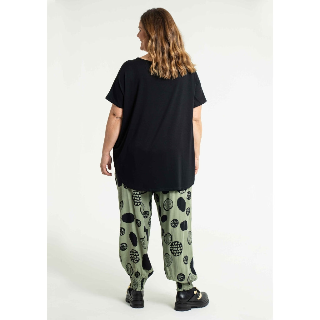 Gozzip Woman Lovise Ballon Pants Pants Dusty Green