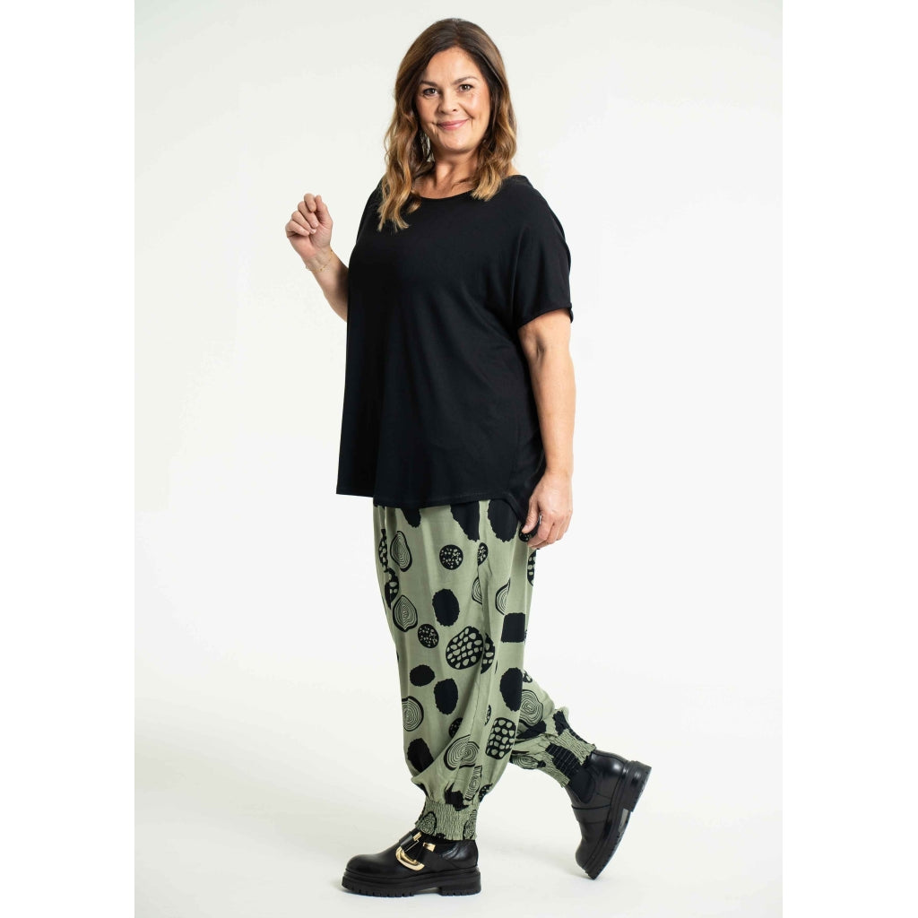 Gozzip Woman Lovise Ballon Pants Pants Dusty Green