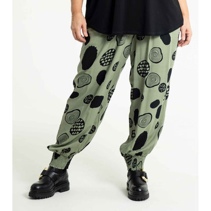 Gozzip Woman Lovise Ballon Pants Pants Dusty Green