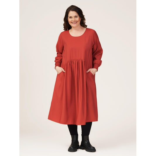 Gozzip Woman Malou Dress Dress Paprika