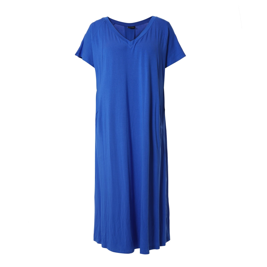 Gozzip Woman Margit Long Dress Dress Royal Blue