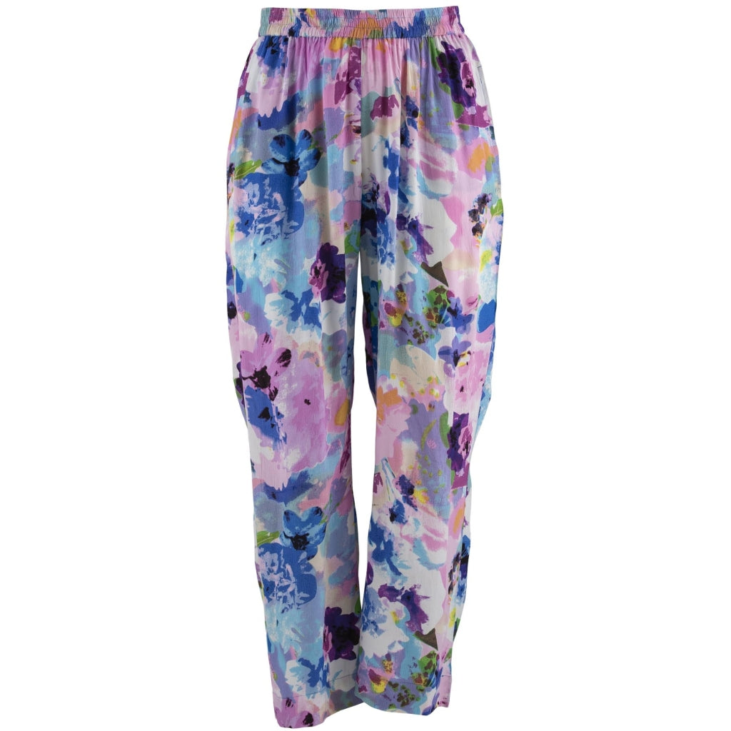 Gozzip Woman Margrethe Loose Pants Loose Pant Multi Flower