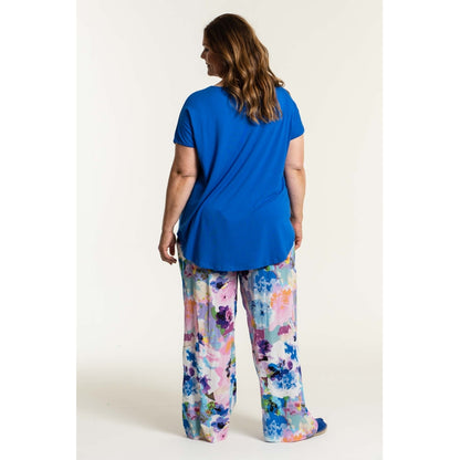 Gozzip Woman Margrethe Loose Pants Loose Pant Multi Flower