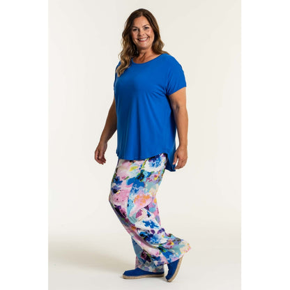 Gozzip Woman Margrethe Loose Pants Loose Pant Multi Flower