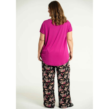 Gozzip Woman Margrethe Loose Pants Loose Pant Multi Colour