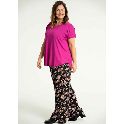 Gozzip Woman Margrethe Loose Pants Loose Pant Multi Colour