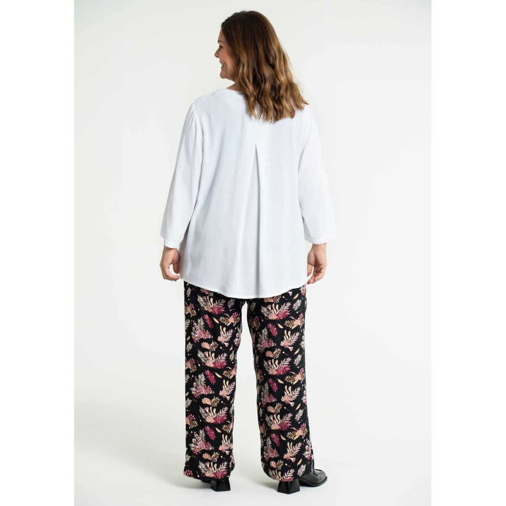 Gozzip Woman Margrethe Loose Pants Loose Pant Multi Colour