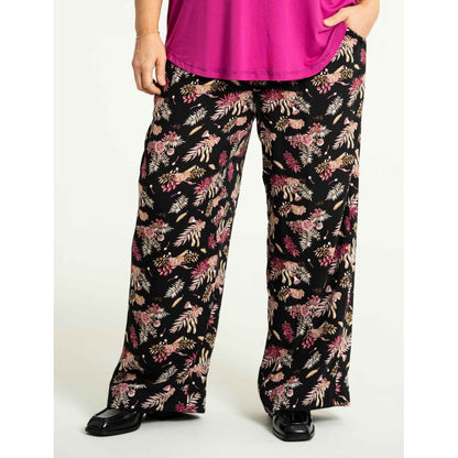 Gozzip Woman Margrethe Loose Pants Loose Pant Multi Colour