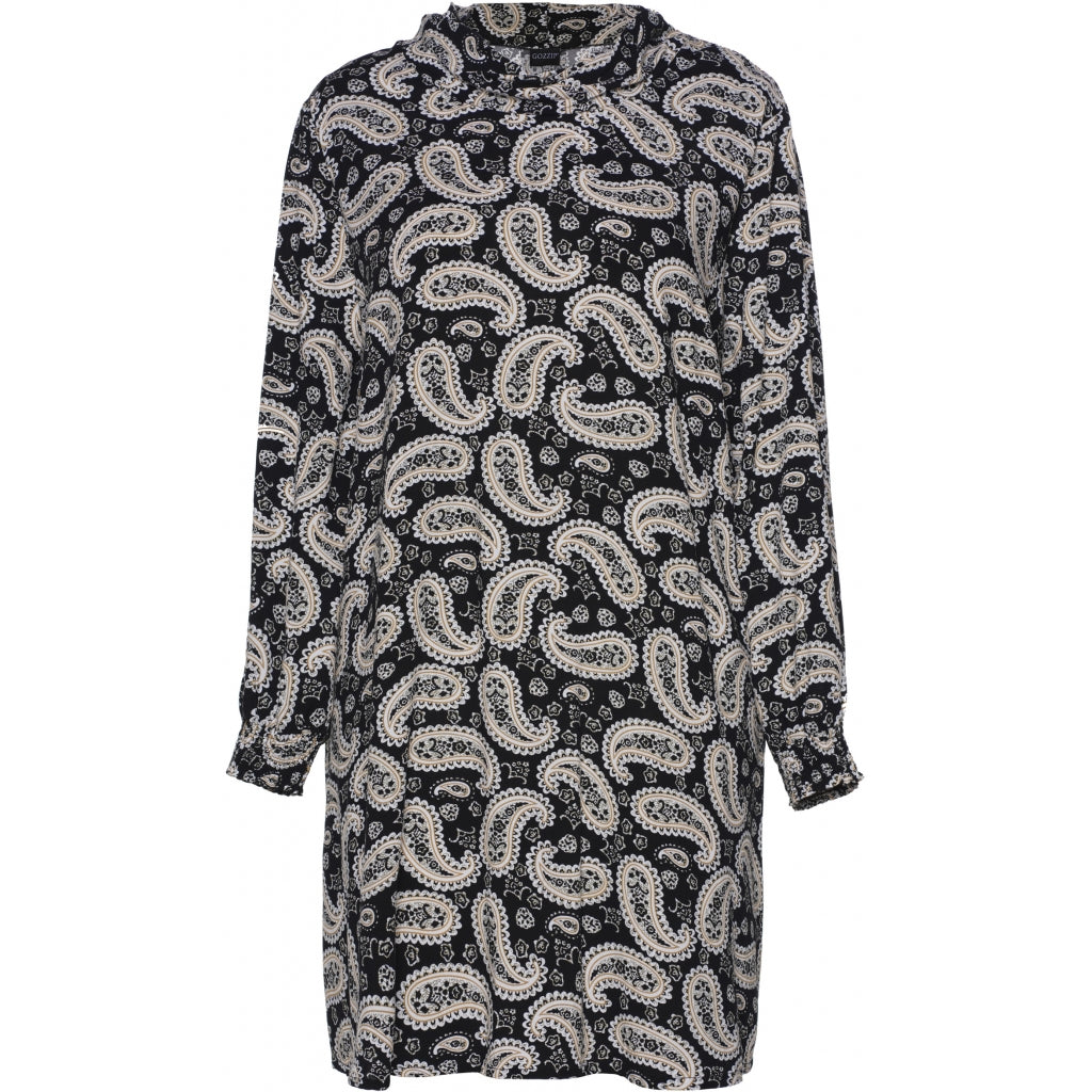 Gozzip Woman Mariann Tunic Tunic Black printed