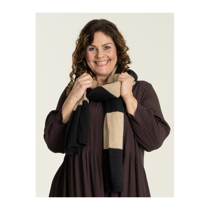 Gozzip Woman Marika Scarf - MORE COLOURS Scarf Black/Beige