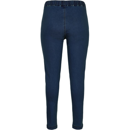 Gozzip Woman Maya Denim Leggings Leggings Dark blue denim