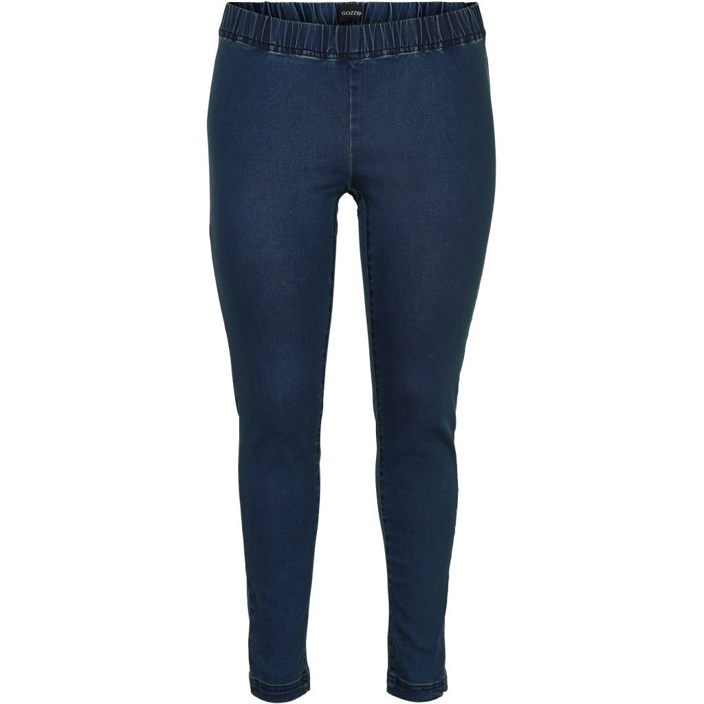 Gozzip Woman Maya Denim Leggings Leggings Dark blue denim