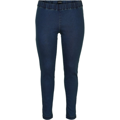 Gozzip Woman Maya Denim Leggings Leggings Dark blue denim