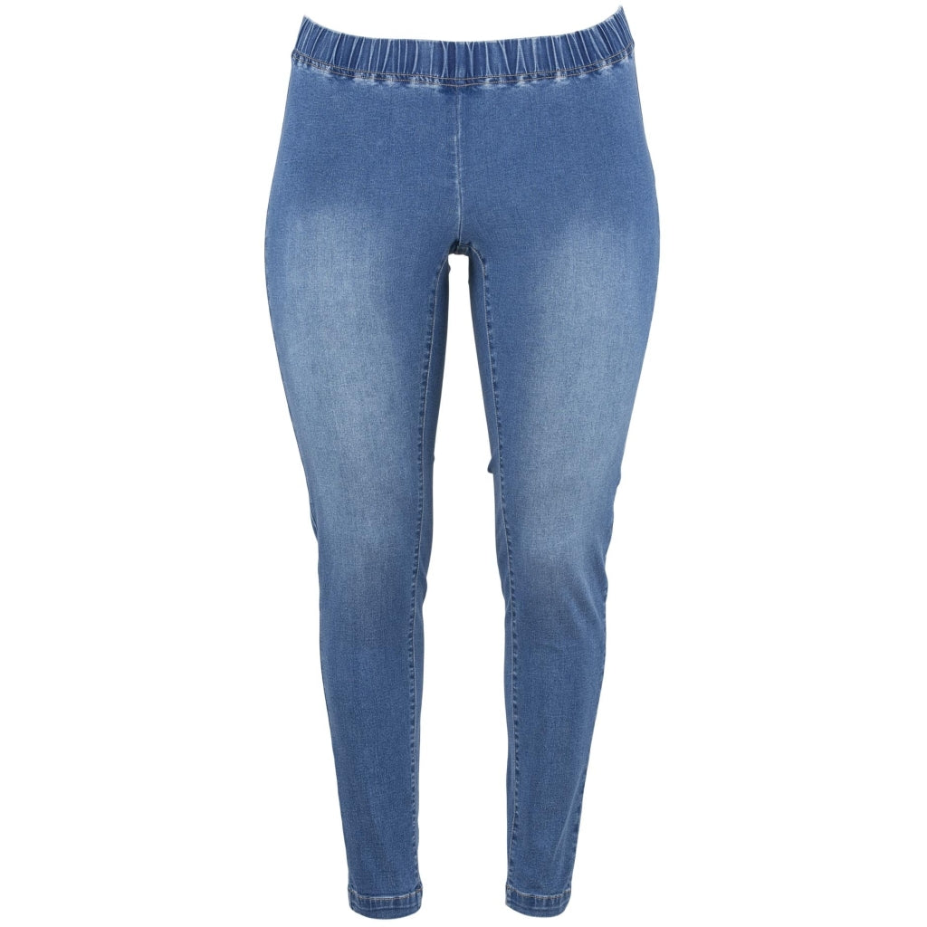 Gozzip Woman Maya Denim Leggings Leggings Light Blue Denim