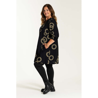 Gozzip Woman Meta Tunic Tunic Black/Beige
