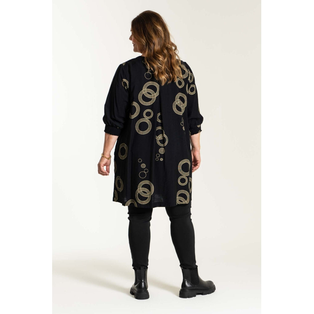 Gozzip Woman Meta Tunic Tunic Black/Beige