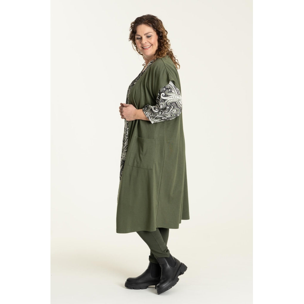 Gozzip Woman Nikoline Long waistcoat Waistcoat Army Green