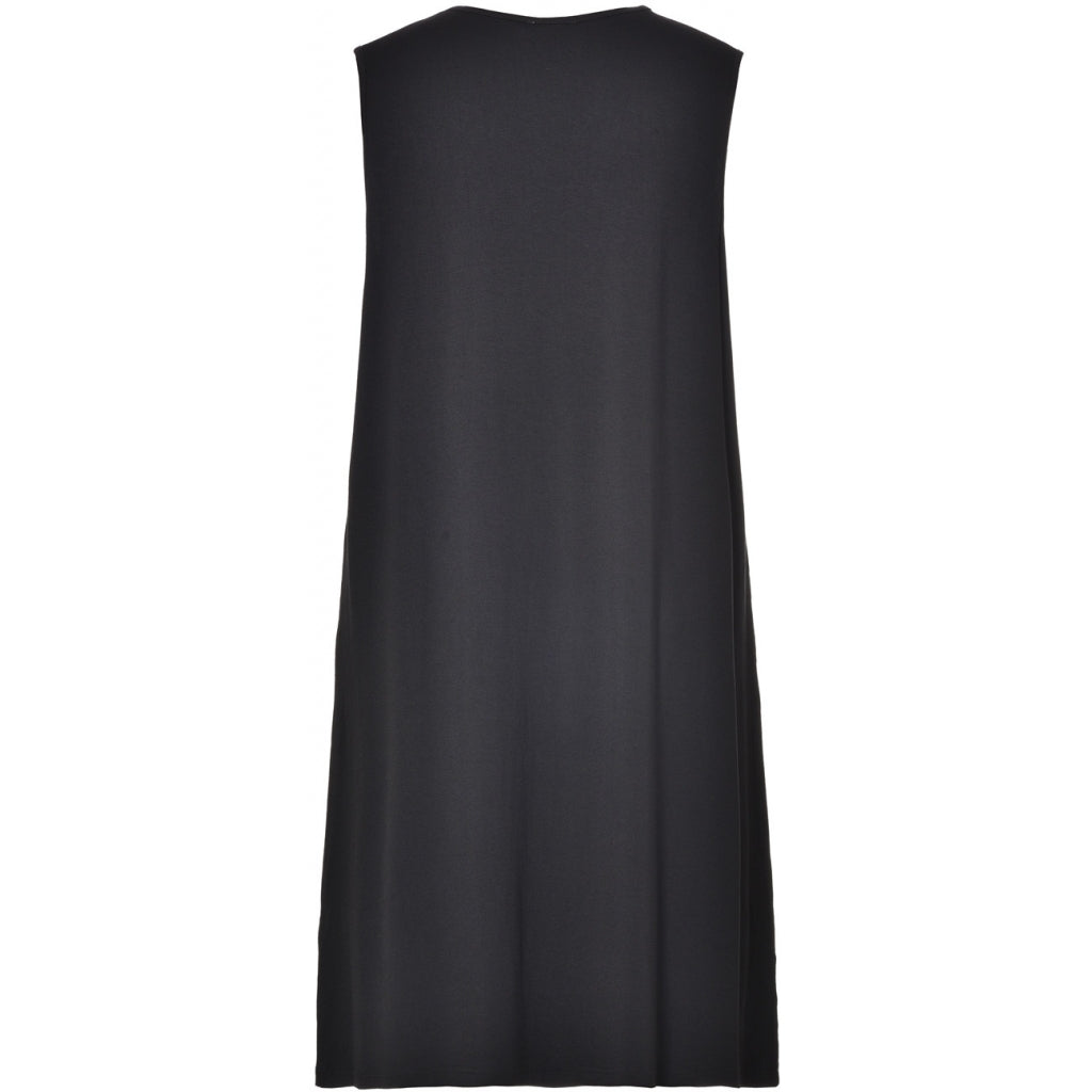 Gozzip Woman Panel Dress Panel Dress Black