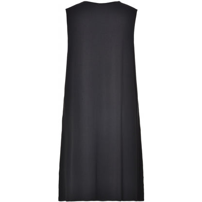Gozzip Woman Panel Dress Panel Dress Black