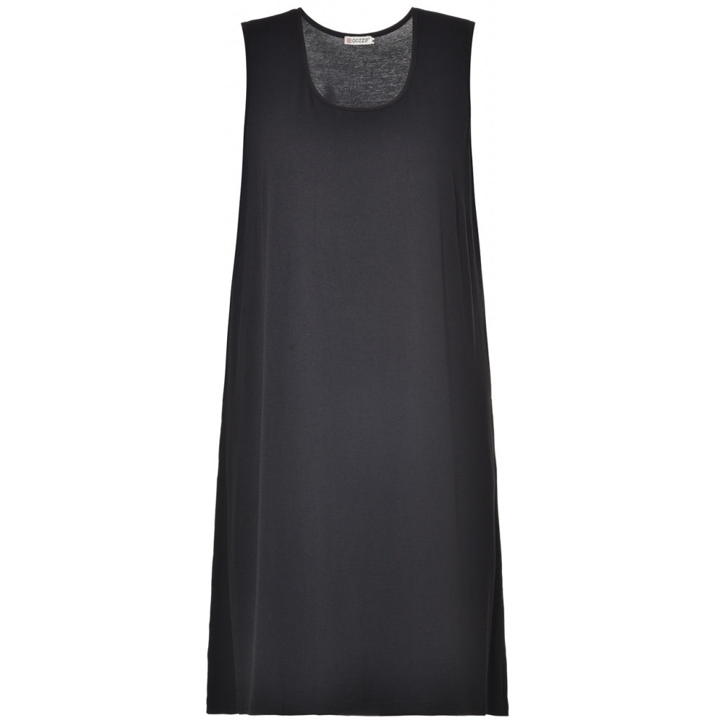 Gozzip Woman Panel Dress Panel Dress Black