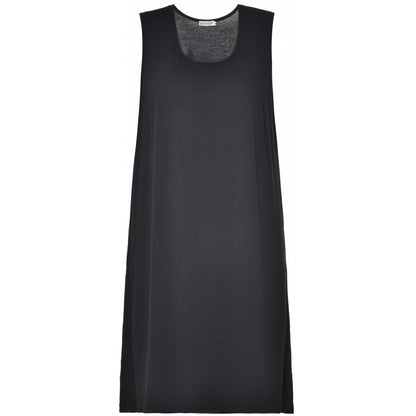 Gozzip Woman Panel Dress Panel Dress Black