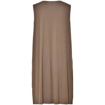 Gozzip Woman Panel Dress Panel Dress Khakigreen