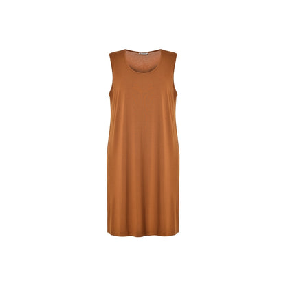 Gozzip Woman Panel Dress Panel Dress Mustard
