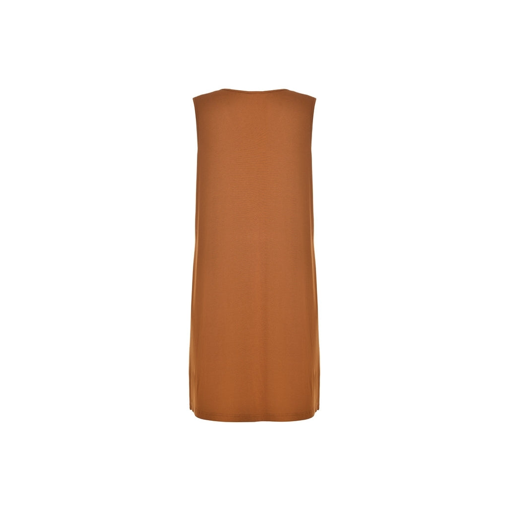 Gozzip Woman Panel Dress Panel Dress Mustard