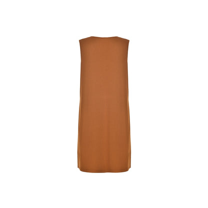 Gozzip Woman Panel Dress Panel Dress Mustard