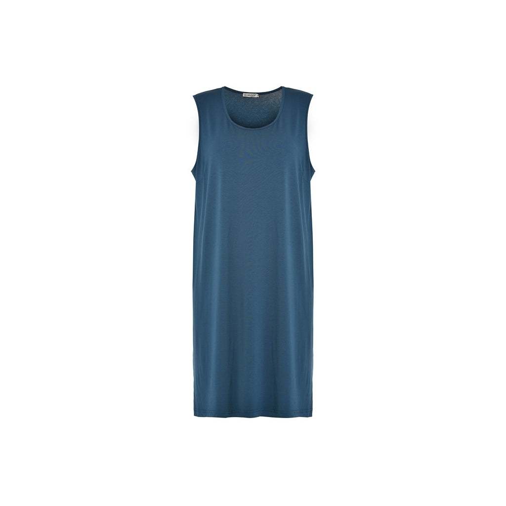 Gozzip Woman Panel Dress Panel Dress Petrol