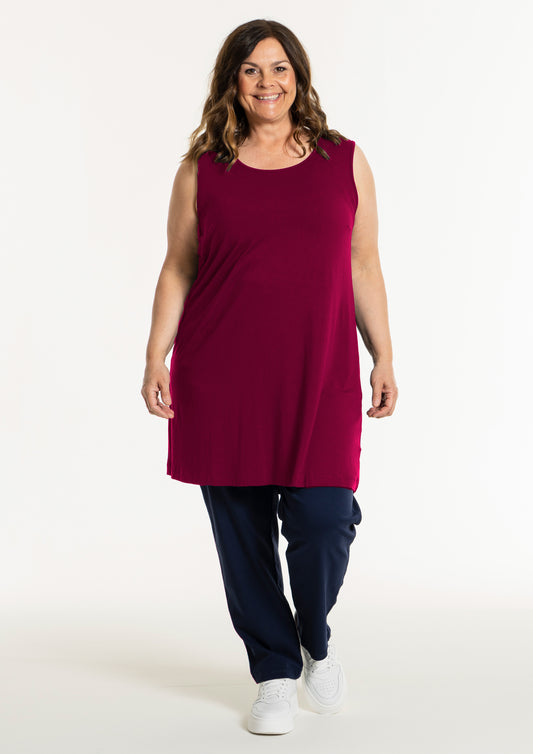 Gozzip Woman Panel top Top Raspberry