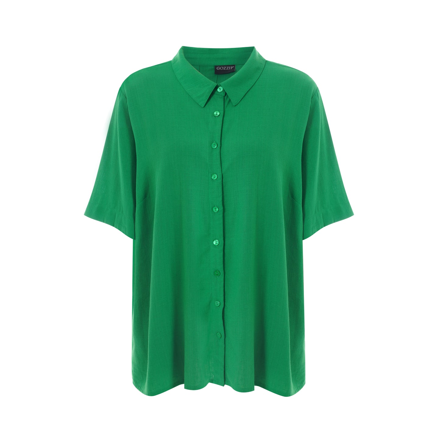 Gozzip Woman Pian Short sleeve Shirt - MORE COLOURS Shirt Green