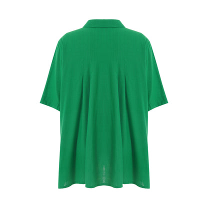 Gozzip Woman Pian Short sleeve Shirt - MORE COLOURS Shirt Green