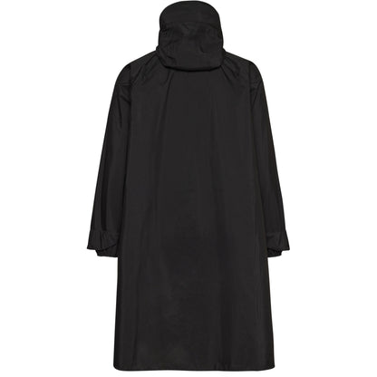Gozzip Woman Rain Poncho Poncho Black