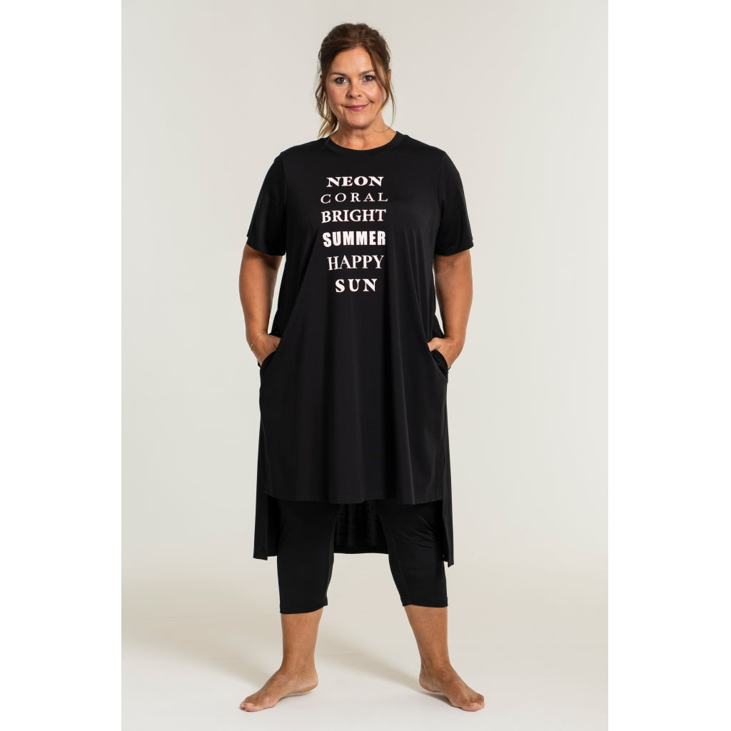 Gozzip Woman Ronja Loose Tunic - MORE COLOURS Tunic Black/White