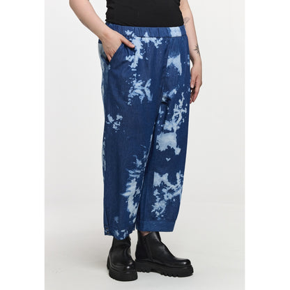 Gozzip Woman SVega Pants Pants Printed denim