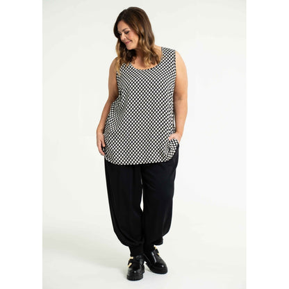 Gozzip Woman Sabina Top Top Black/Offwhite