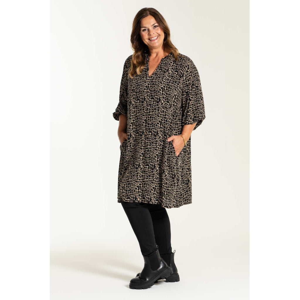 Gozzip Woman Skuld Tunic Tunic Black/Beige