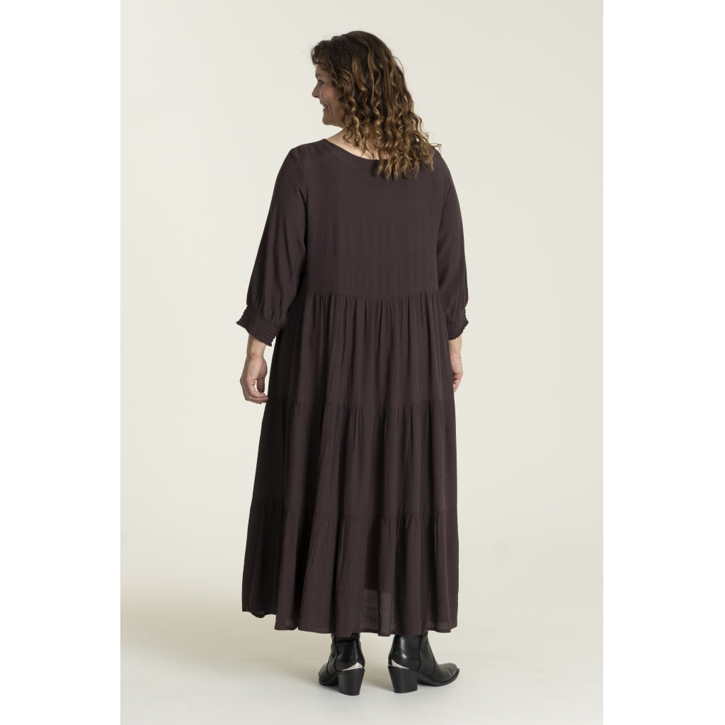 Gozzip Woman Sussie Long Dress - MORE COLOURS Long Dress Coffee