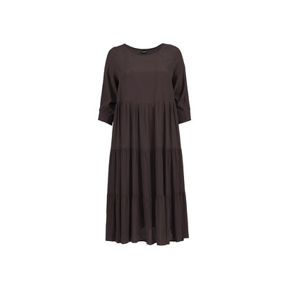 Gozzip Woman Sussie Long Dress - MORE COLOURS Long Dress Coffee