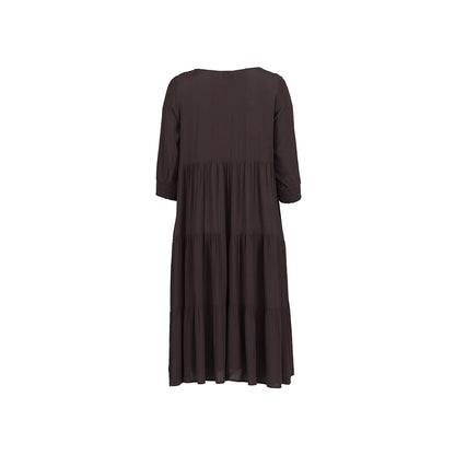 Gozzip Woman Sussie Long Dress - MORE COLOURS Long Dress Coffee