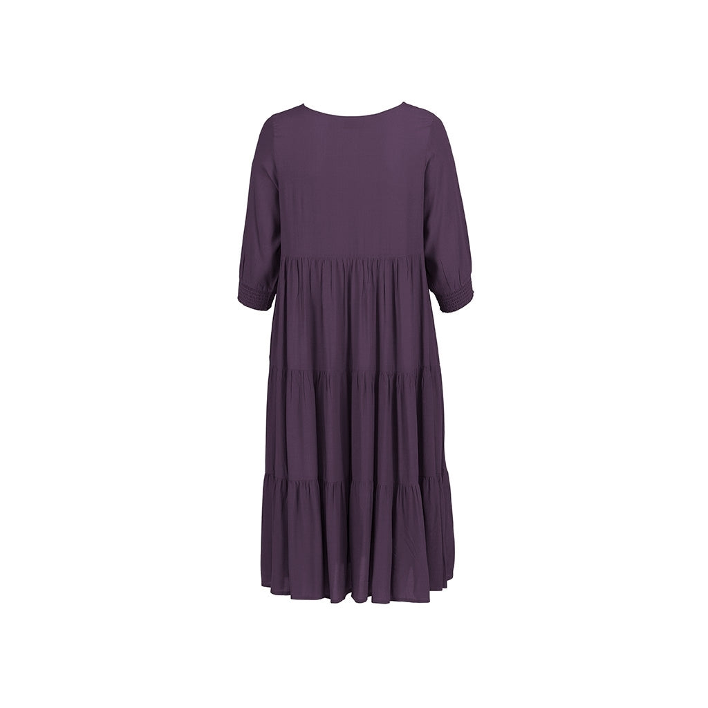 Gozzip Woman Sussie Long Dress - MORE COLOURS Long Dress Violet