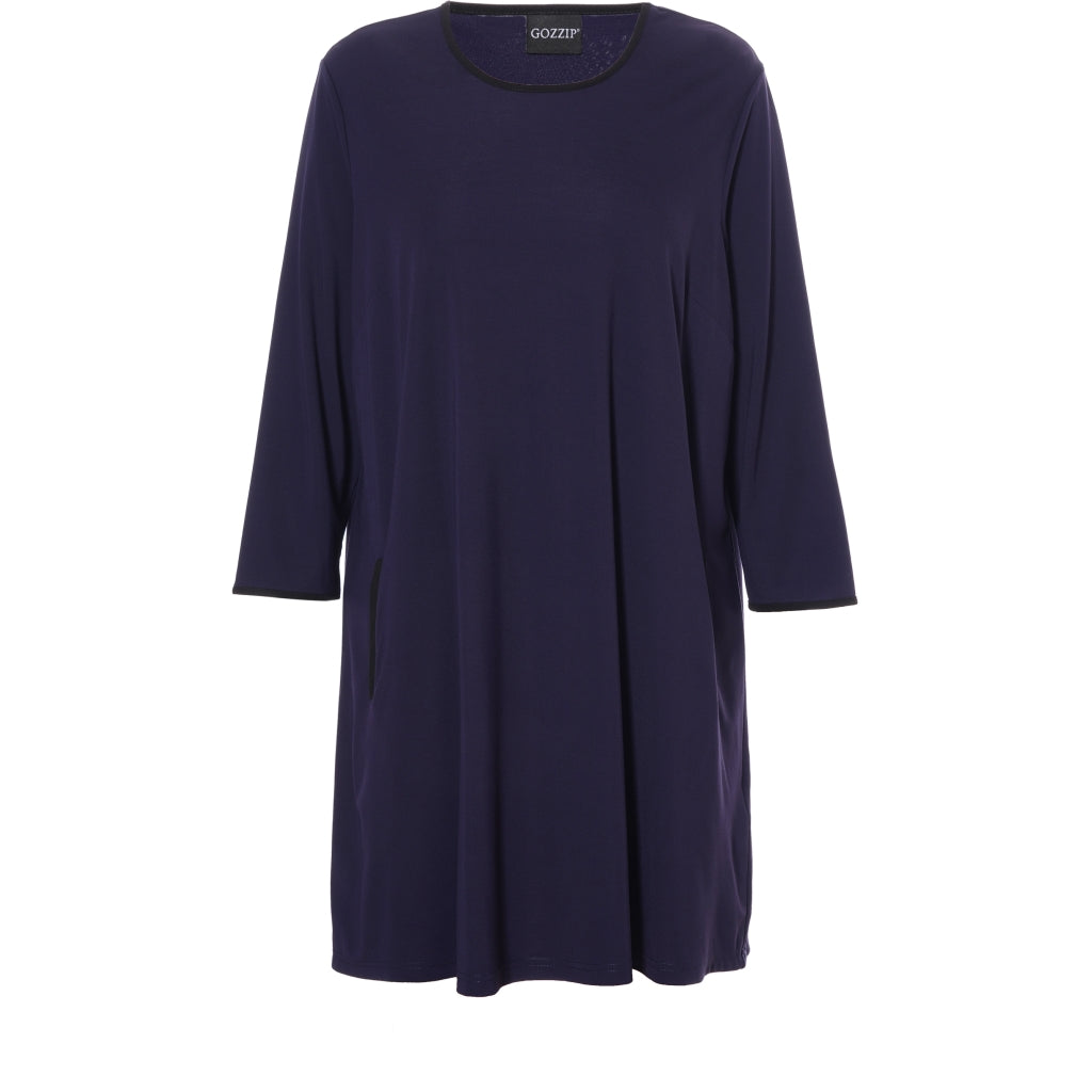 Gozzip Woman Tinna A-shape Tunic A-Shape tunic Navy with Black band