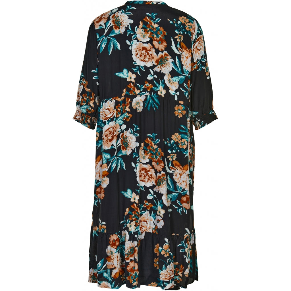 Gozzip Woman Victoria Dress Dress Black printed