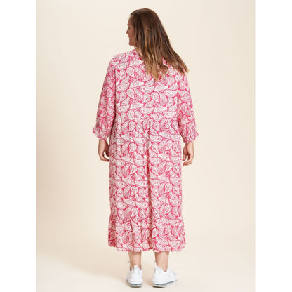 Gozzip Woman Victoria Dress Dress Pink Print
